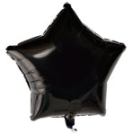 Black Star Foil Balloons