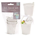 Details Tin Pail Wedding Favors